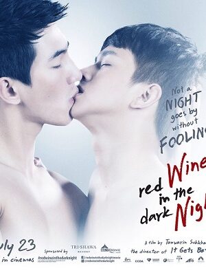 Poster of Red Wine In The Dark Night