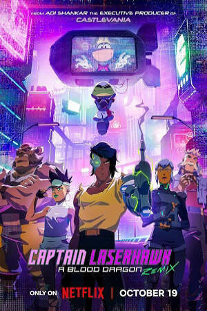 Poster of Đội Trưởng Laserhawk: Blood Dragon Remix